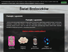 Tablet Screenshot of breloczki.com